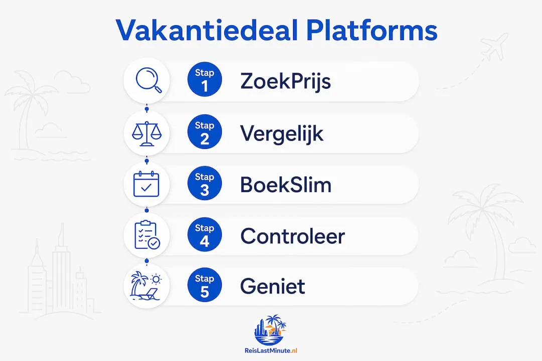 Infographic: Zo werkt het boeken van een vakantie via ons platform – stap voor stap uitgelegd